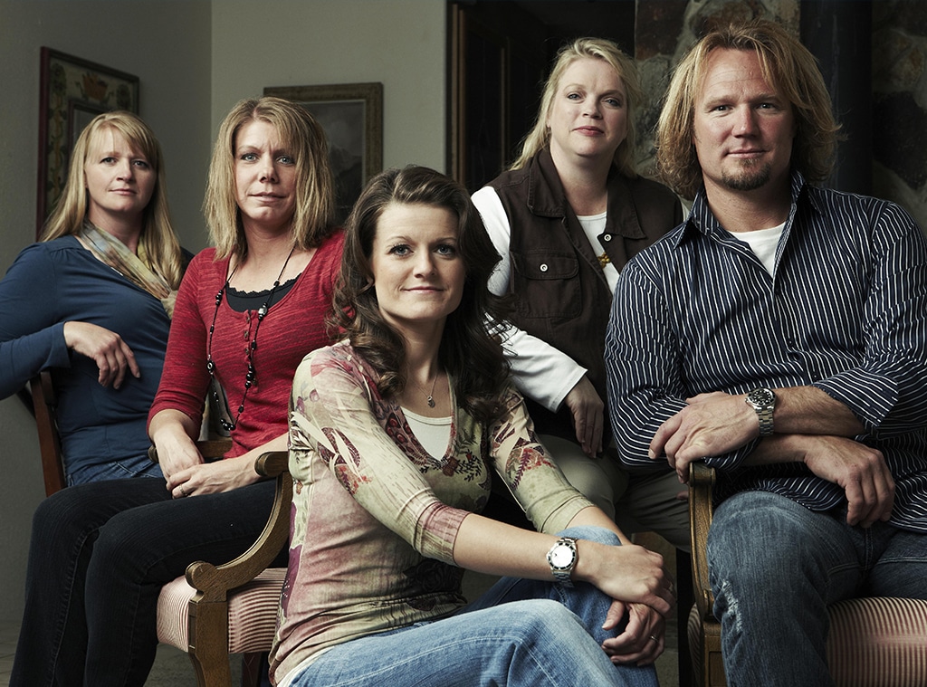 Sister Wives stars Christine Brown, Meri Brown, Robyn Brown, Janelle Brown and Kody Brown.